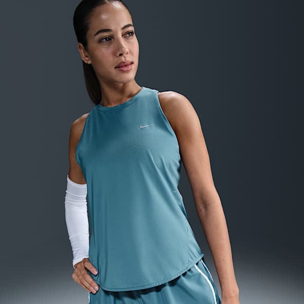 売れ筋商品|||ナイキ Tシャツ レディース トップス TANK - Top - smoky blue sail Nike USA Tank Top Women's M Medium Sleeveless Shirt Blue | eBay
